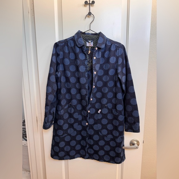 Blue Trick Handmade Upcycled Japanese Jeans Jacket - Picture 3 of 14